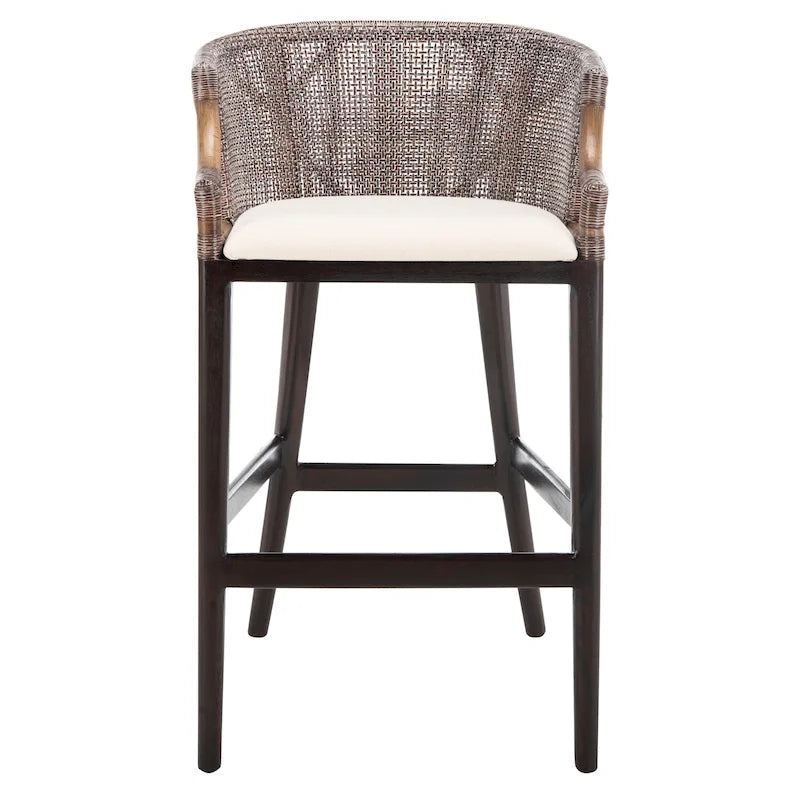 Tabouret de bar en rotin de 76 cm