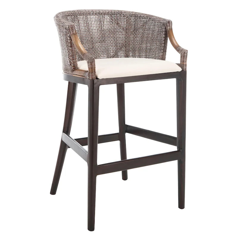 Tabouret de bar en rotin de 76 cm