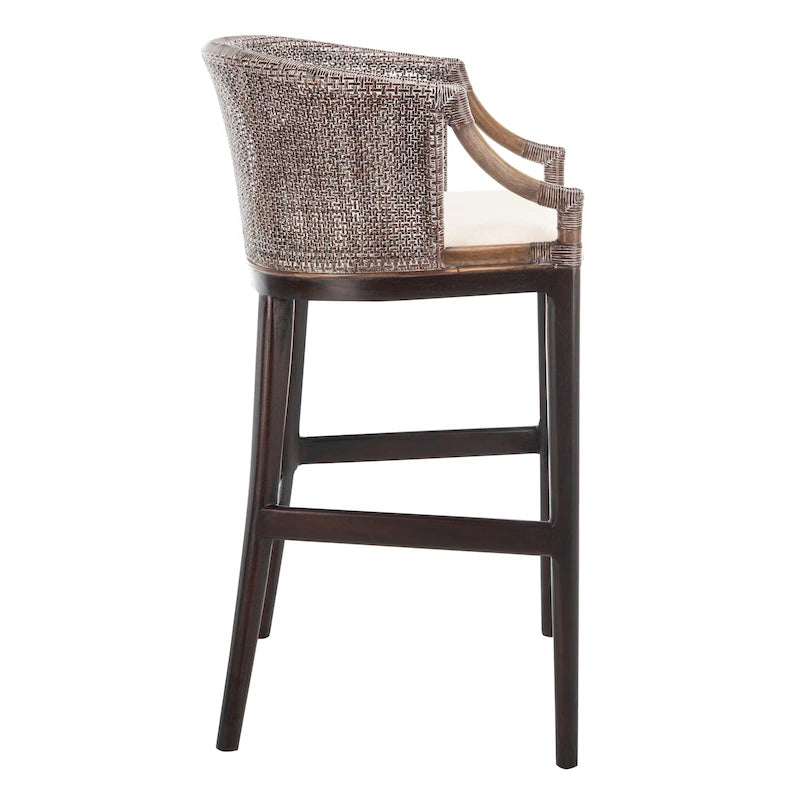 Tabouret de bar en rotin de 76 cm