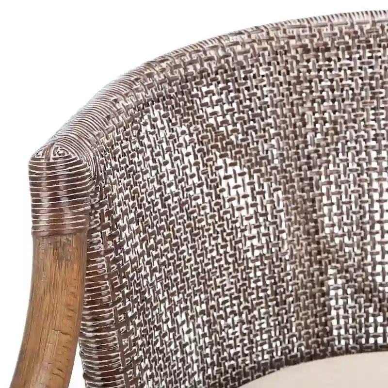Tabouret de bar en rotin de 76 cm