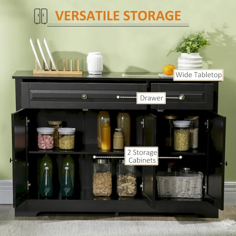 Bahut moderne avec placards de rangement
