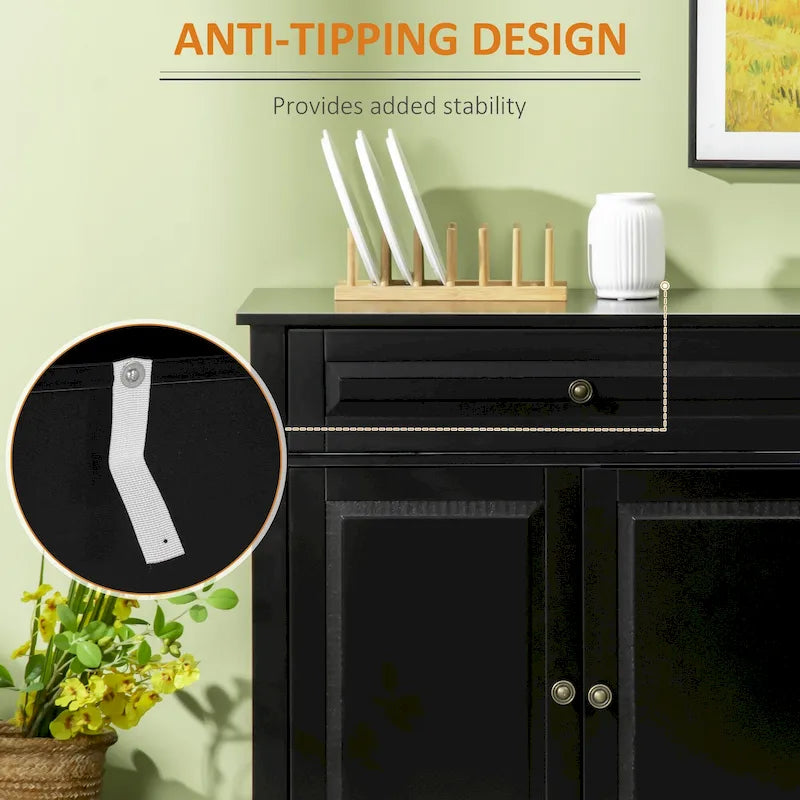 Bahut moderne avec placards de rangement