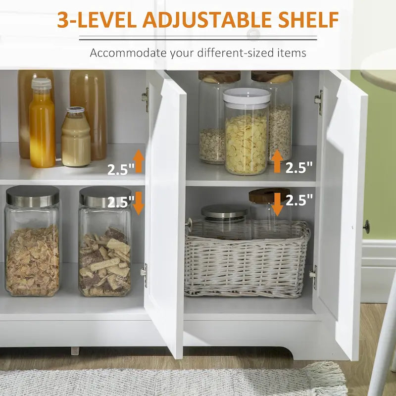Bahut moderne avec placards de rangement
