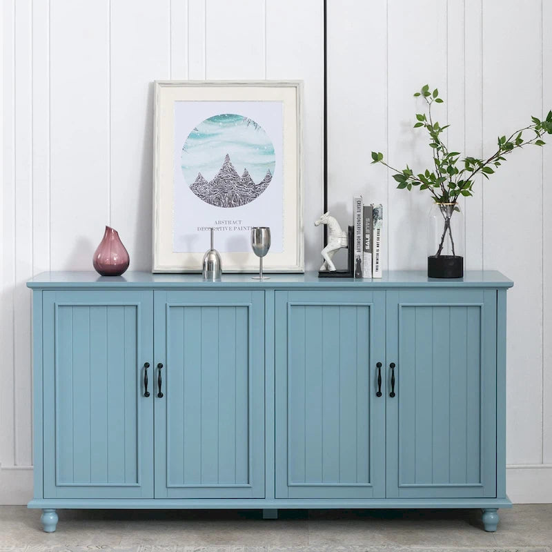 Buffet de cuisine, meuble bar à café, meuble d'appoint de rangement