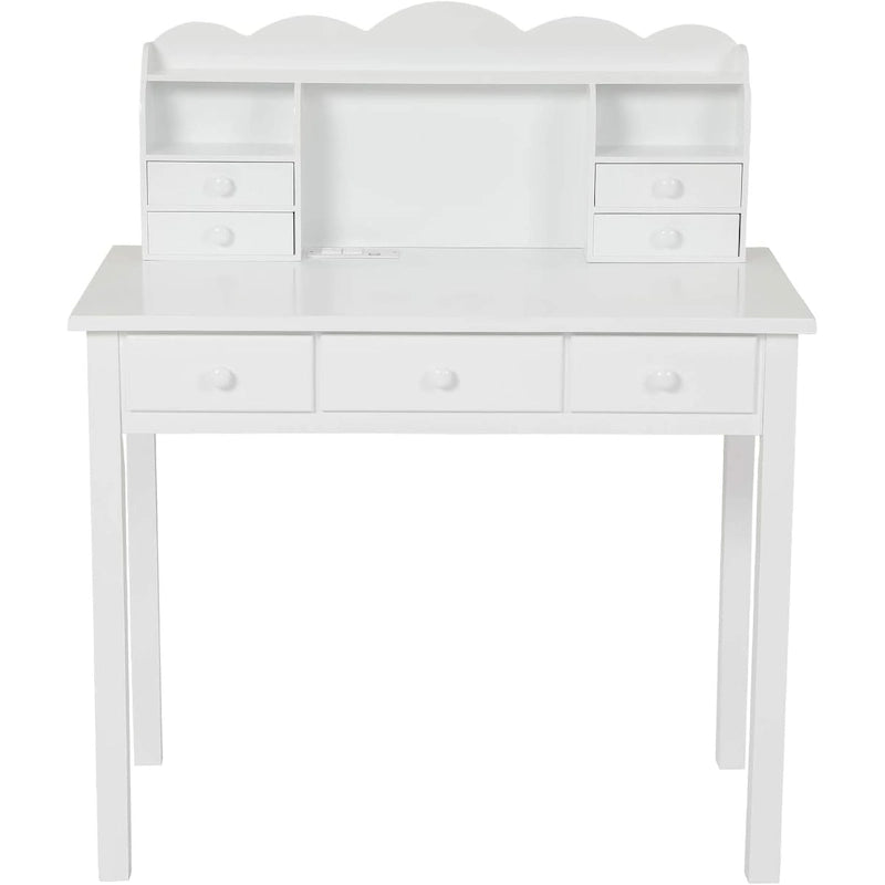 Bureau avec Port USB Bureau d'ordinateur de maison avec 7 Tiroirs