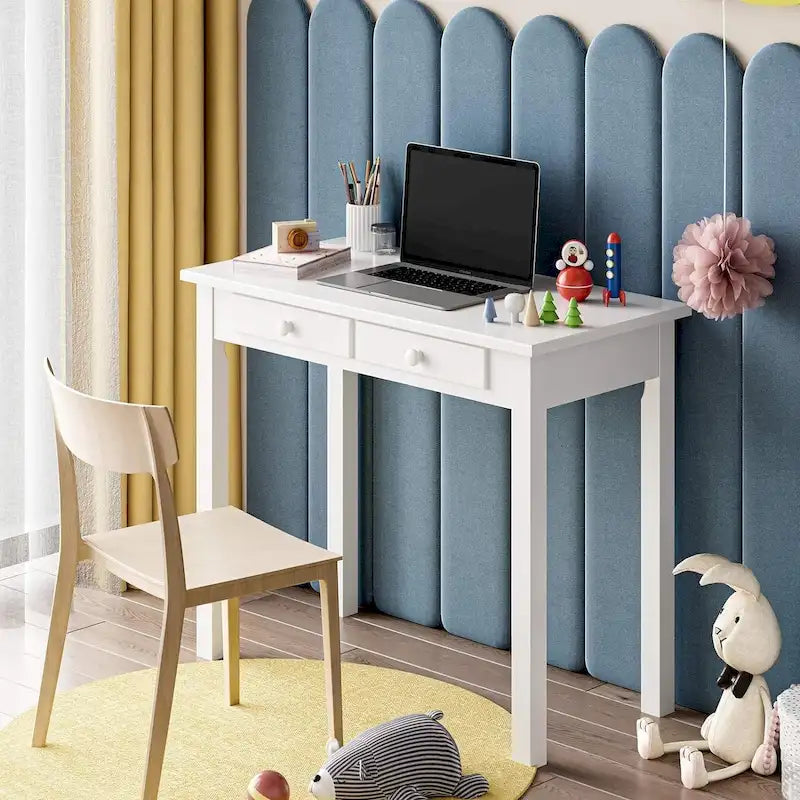 Bureau avec Port USB Bureau d'ordinateur de maison avec 7 Tiroirs