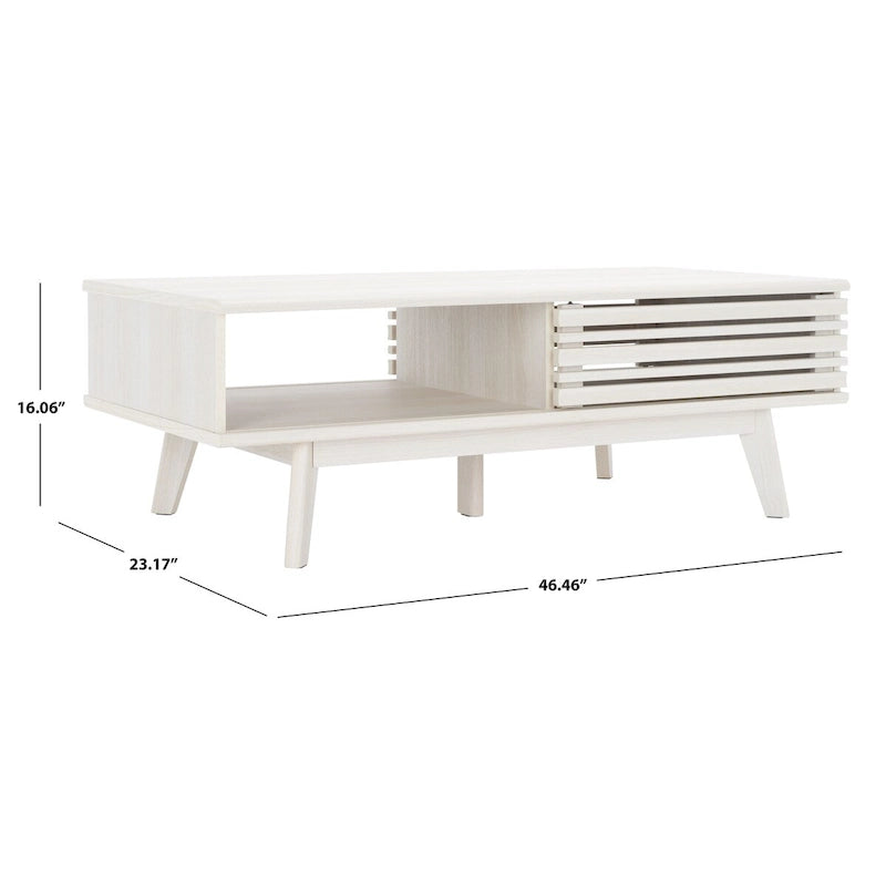 Table basse médiévale en noyer massif