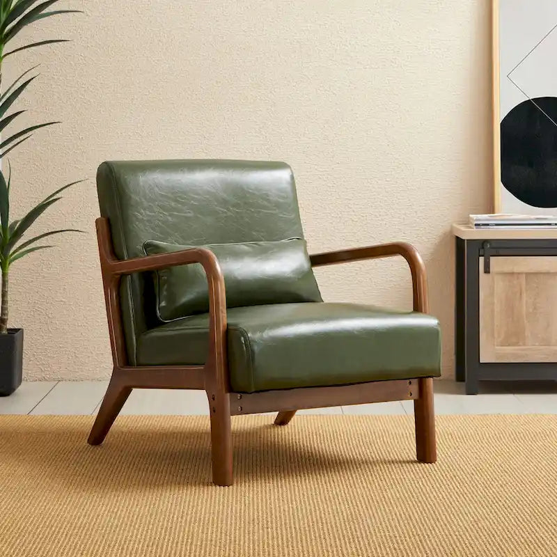 Fauteuil/relax en PU façon cuir moderne de style médiéval