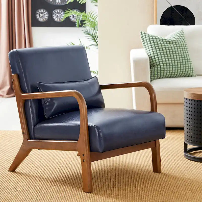 Fauteuil/relax en PU façon cuir moderne de style médiéval
