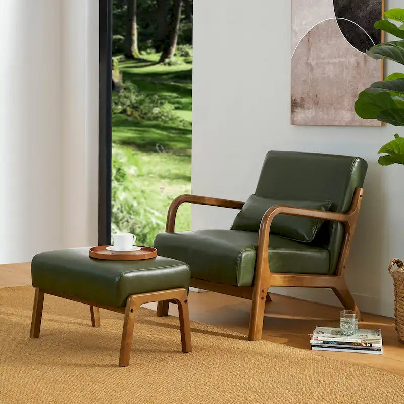 Fauteuil/relax en PU façon cuir moderne de style médiéval