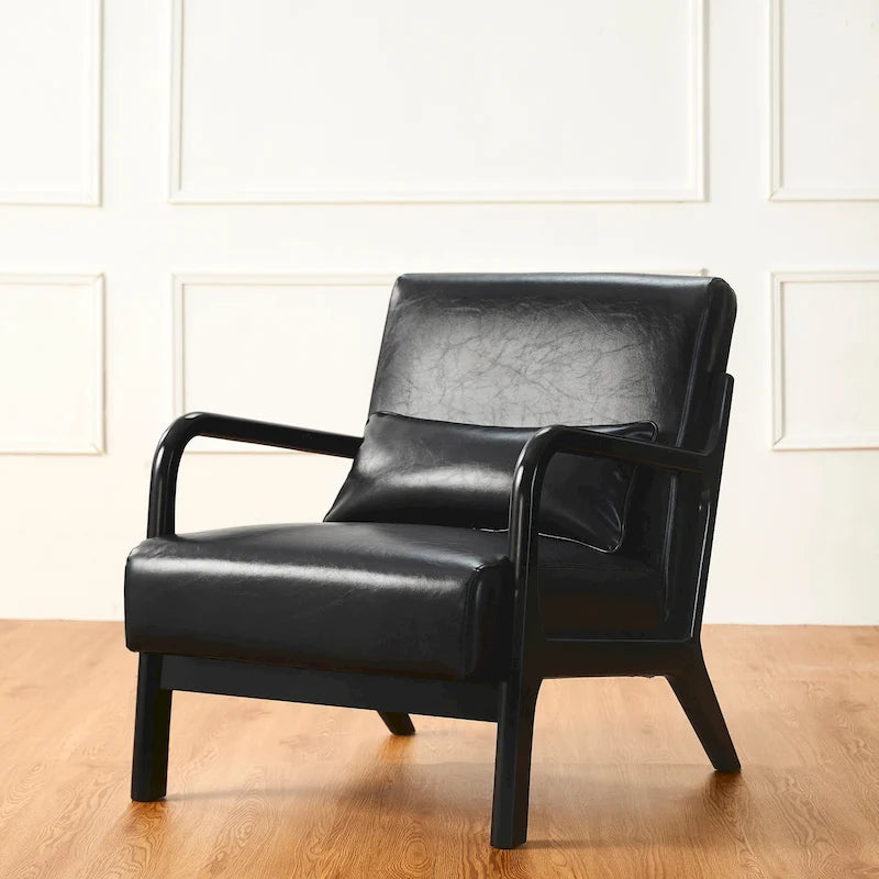Fauteuil/relax en PU façon cuir moderne de style médiéval
