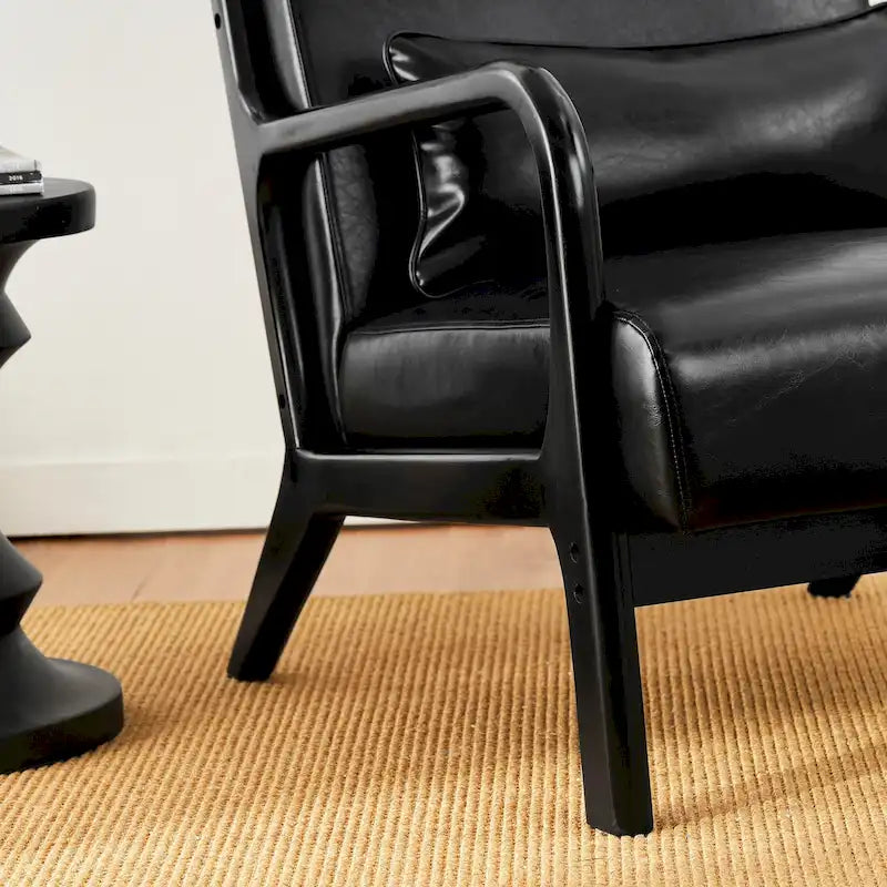 Fauteuil/relax en PU façon cuir moderne de style médiéval
