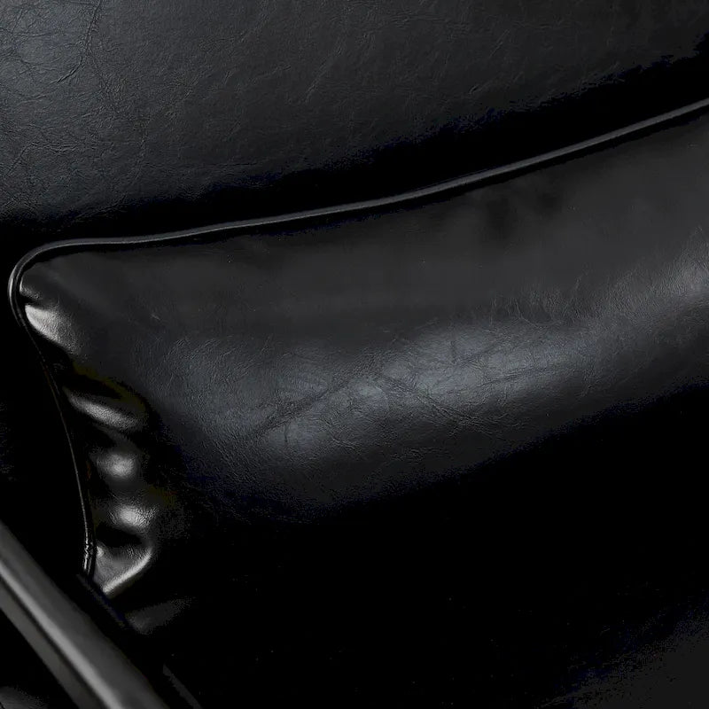 Fauteuil/relax en PU façon cuir moderne de style médiéval
