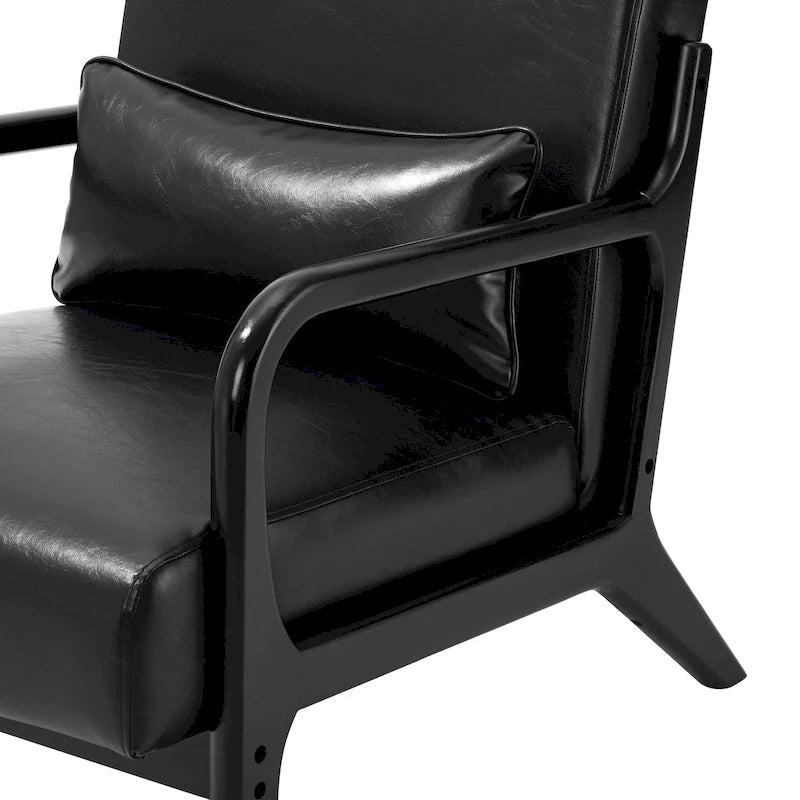 Fauteuil/relax en PU façon cuir moderne de style médiéval