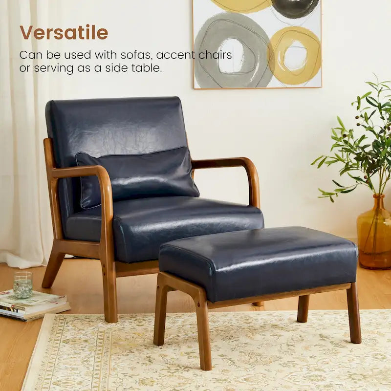 Fauteuil/relax en PU façon cuir moderne de style médiéval
