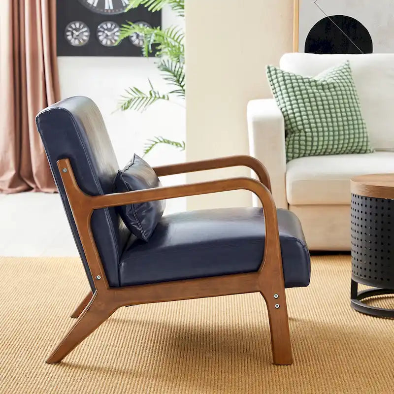 Fauteuil/relax en PU façon cuir moderne de style médiéval