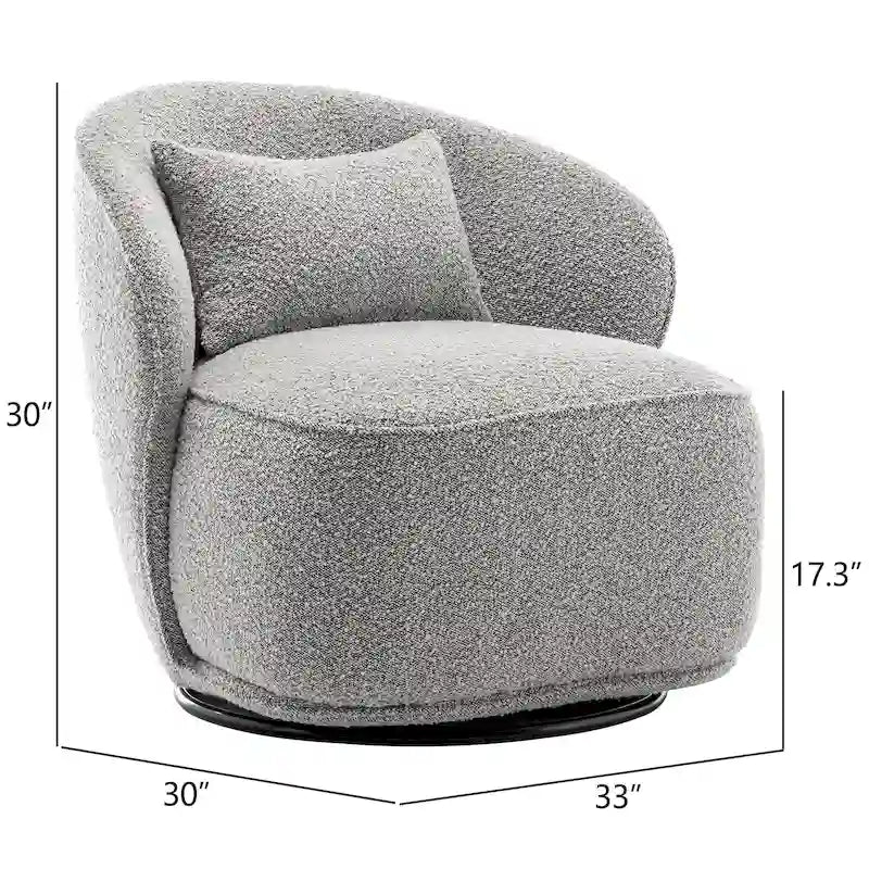 Fauteuils pivotants rembourrés (lot de deux)