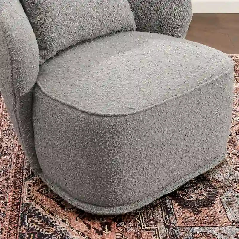 Fauteuils pivotants rembourrés (lot de deux)