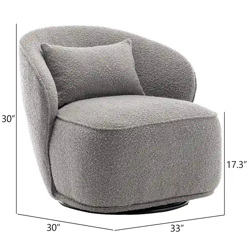 Fauteuils pivotants rembourrés (lot de deux)
