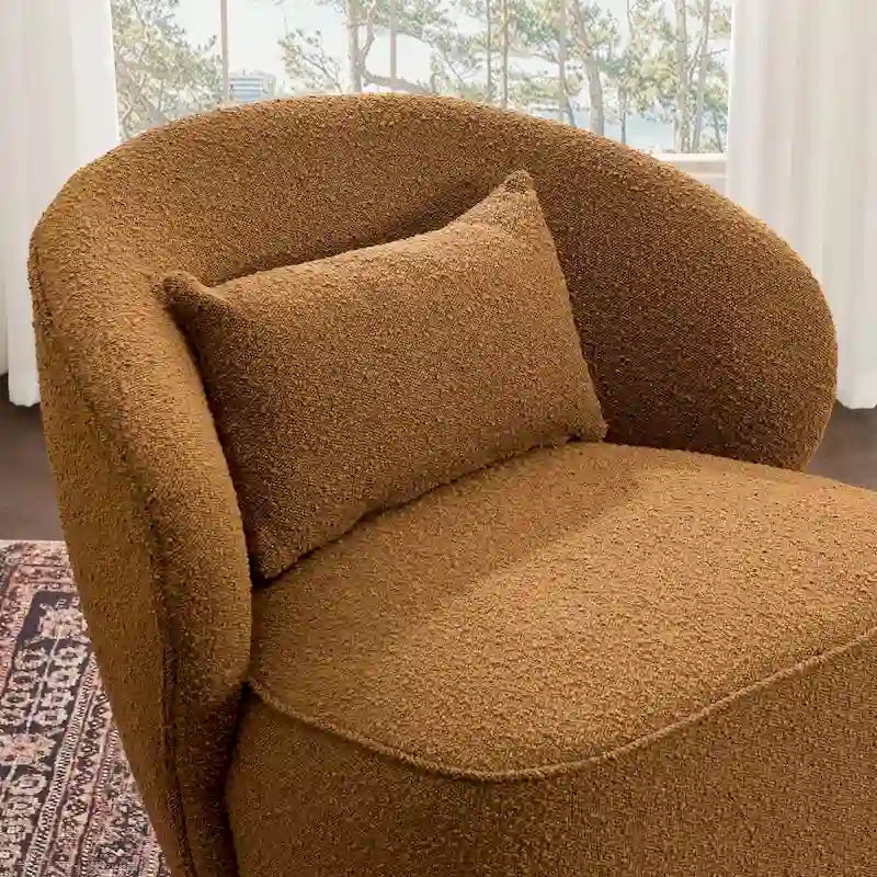 Fauteuils pivotants rembourrés (lot de deux)