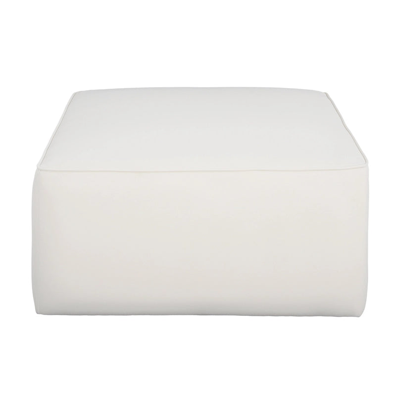 pouf carré en similicuir