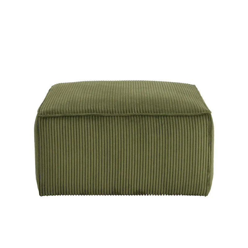 pouf carré en similicuir