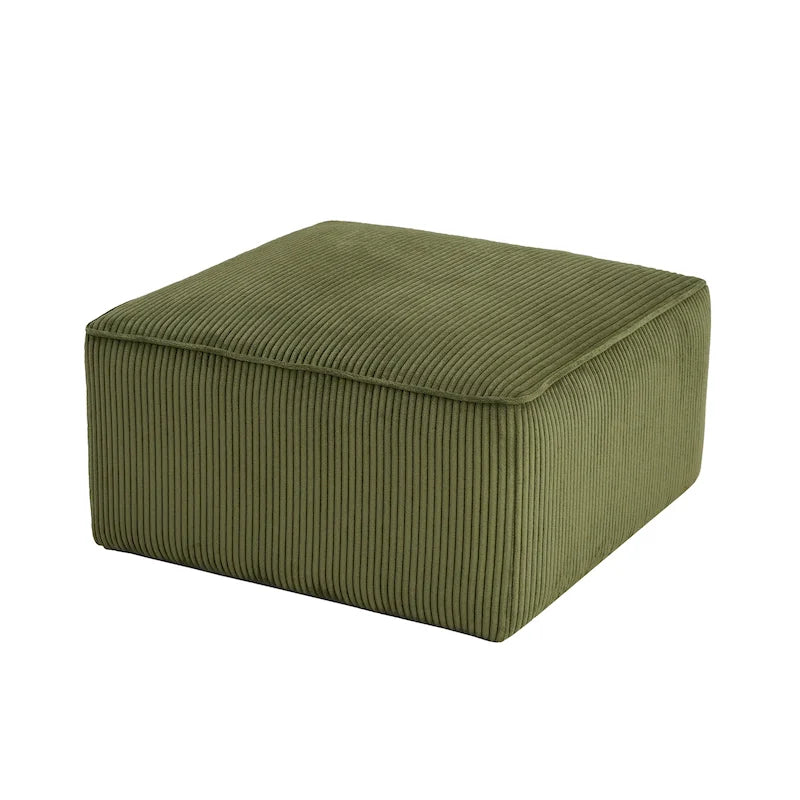 pouf carré en similicuir