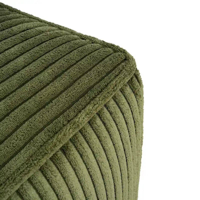 pouf carré en similicuir
