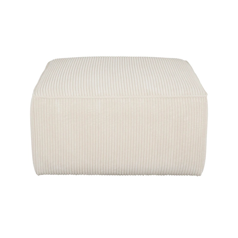 pouf carré en similicuir