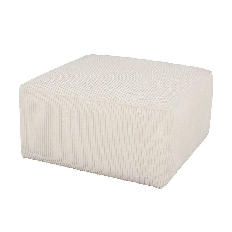pouf carré en similicuir