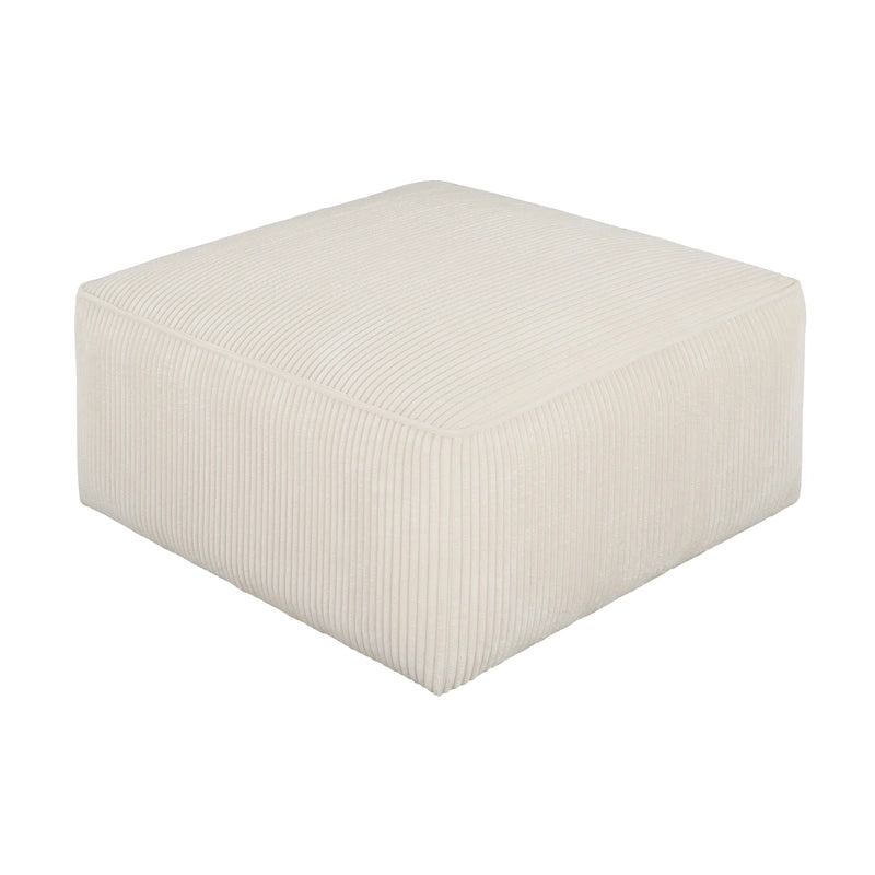pouf carré en similicuir