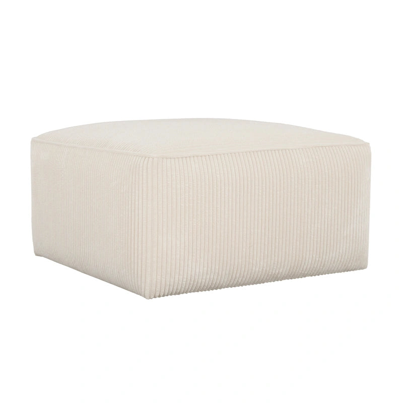 pouf carré en similicuir