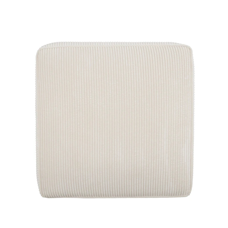 pouf carré en similicuir